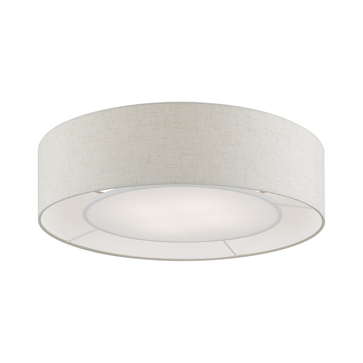4 Light English Bronze Semi-Flush
