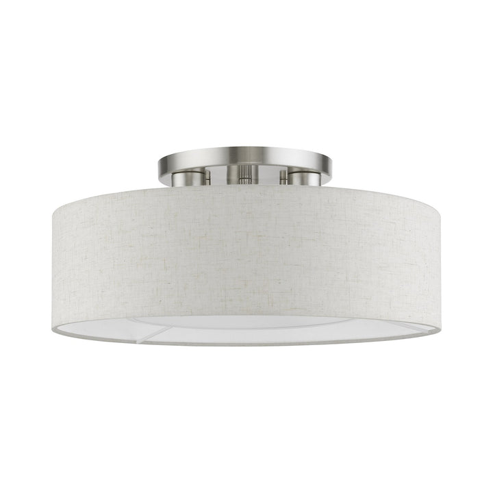 3 Light English Bronze Semi-Flush