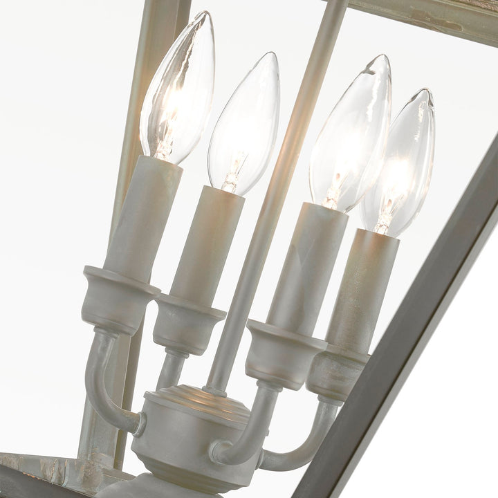 4 Light Charcoal Outdoor Extra Large Post Top Lantern