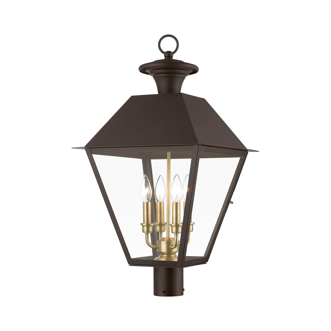 4 Light Bronze With Antique Brass Finish by Livex Lighting