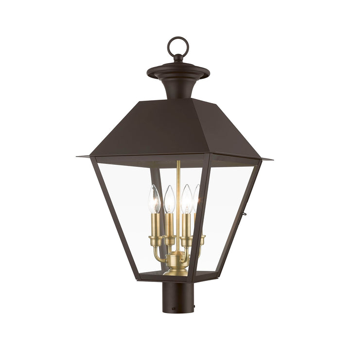 4 Light Bronze With Antique Brass Finish by Livex Lighting