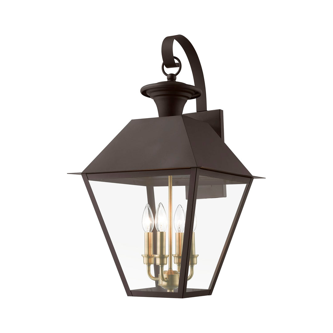4 Light Bronze With Antique Brass Finish by Livex Lighting