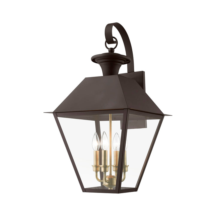 4 Light Bronze With Antique Brass Finish by Livex Lighting