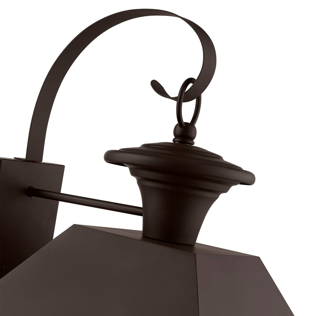 4 Light Bronze With Antique Brass Finish