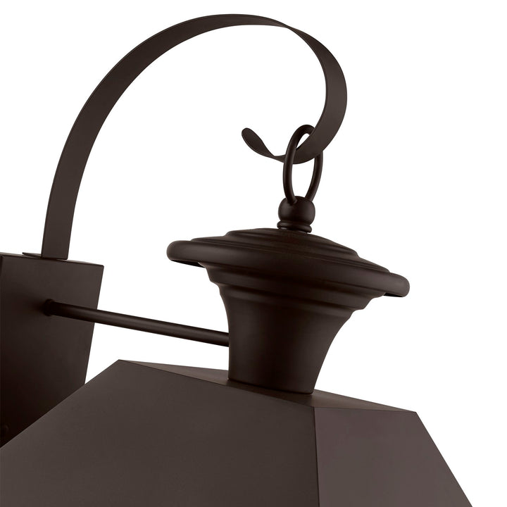4 Light Bronze With Antique Brass Finish