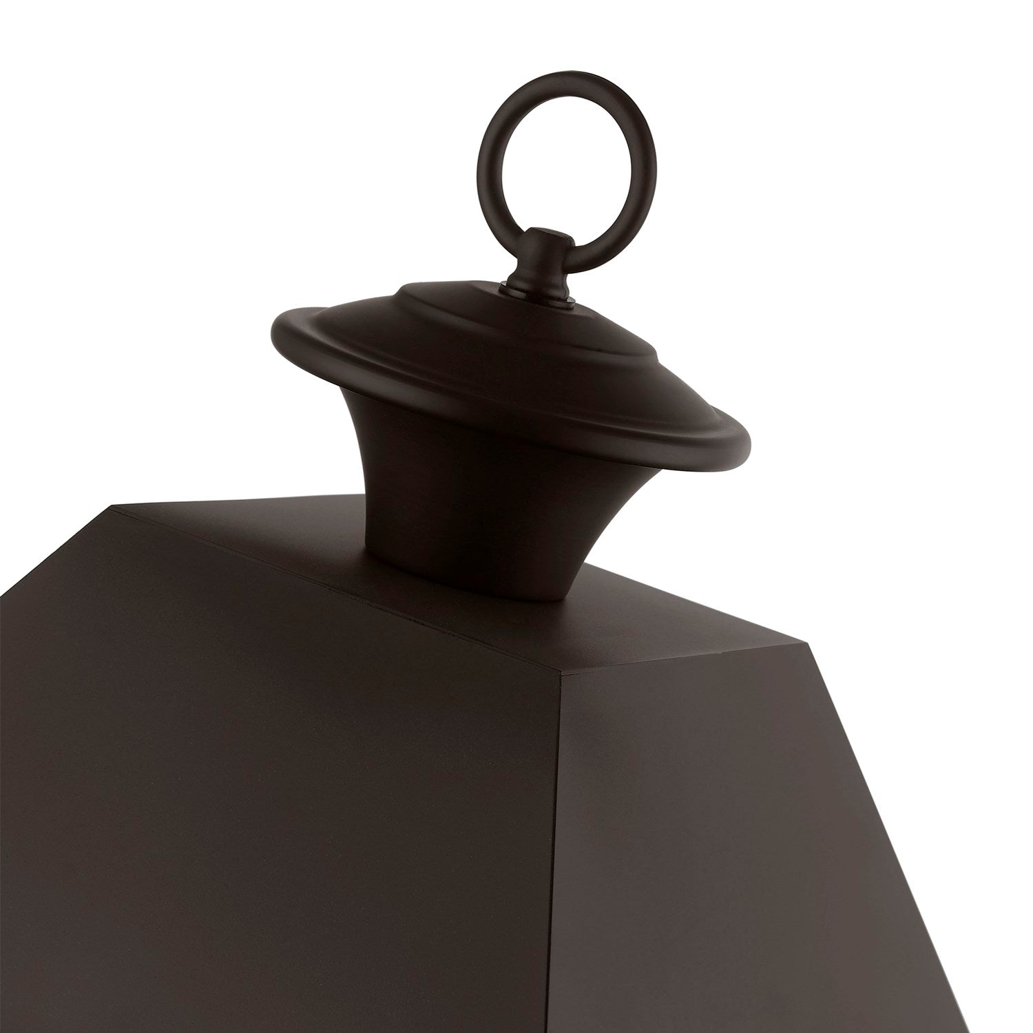 3 Light Bronze With Antique Brass Finish Cluster Outdoor Large Post Top Lantern