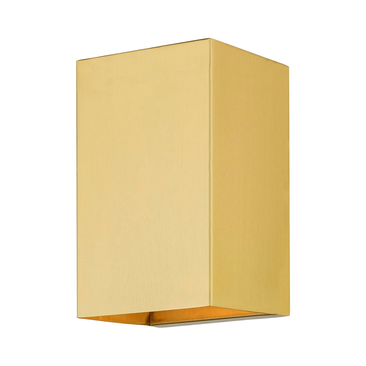 1 Light Satin Gold Outdoor / Indoor Ada Small Sconce by Livex Lighting