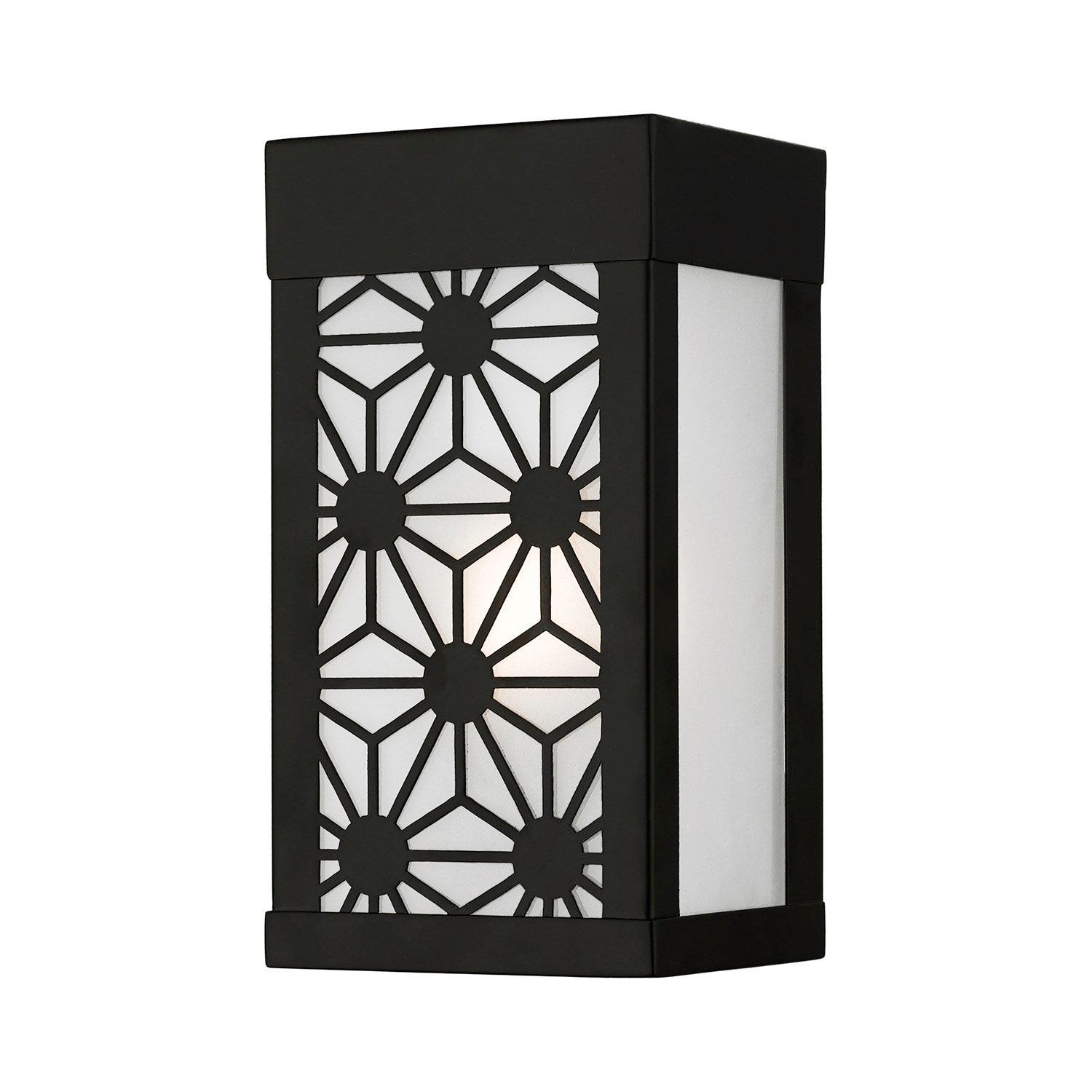 1 Light Black Outdoor Ada Small Sconce by Livex Lighting