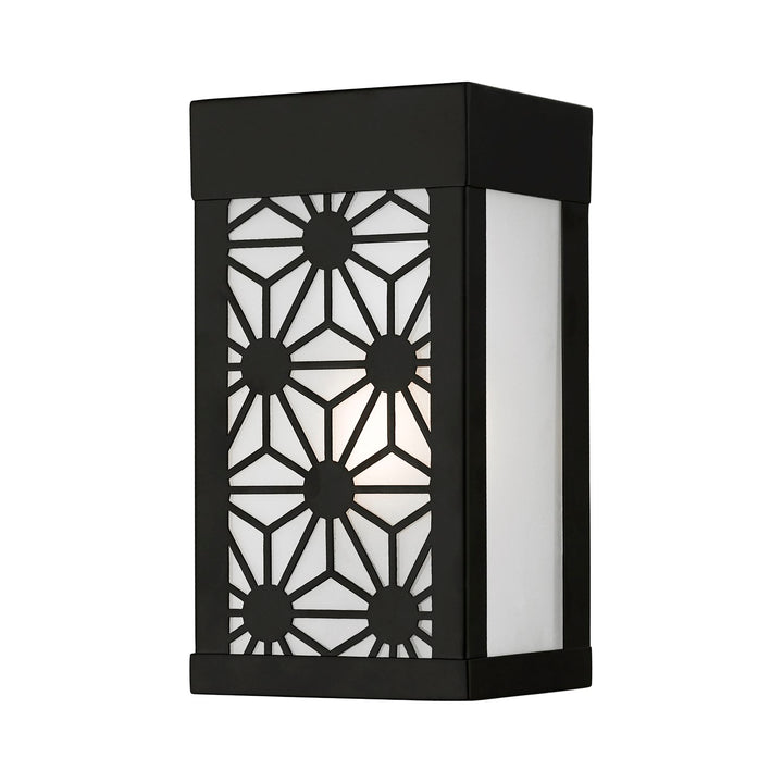 1 Light Black Outdoor Ada Small Sconce by Livex Lighting