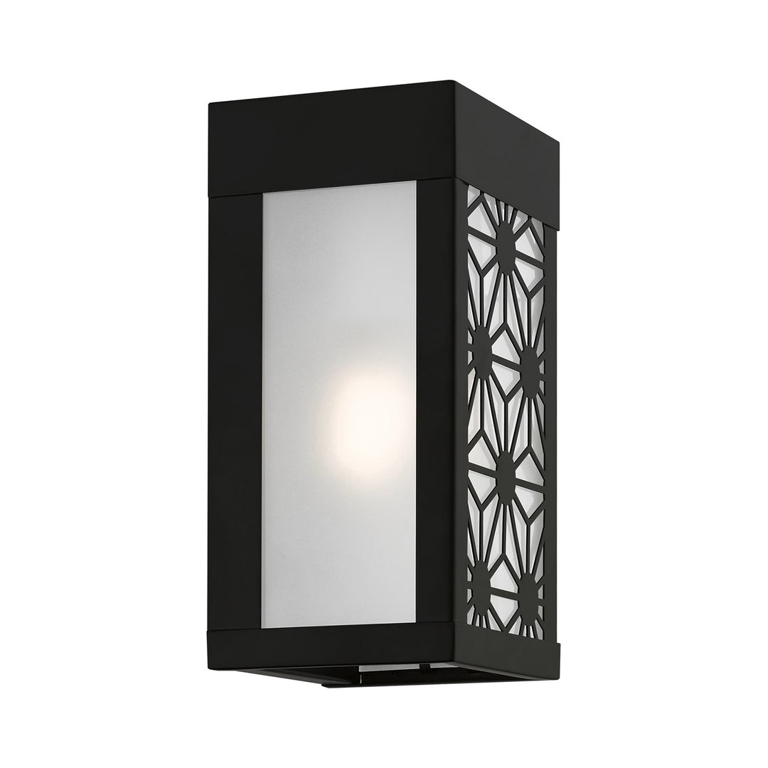 1 Light Black Outdoor Ada Small Sconce