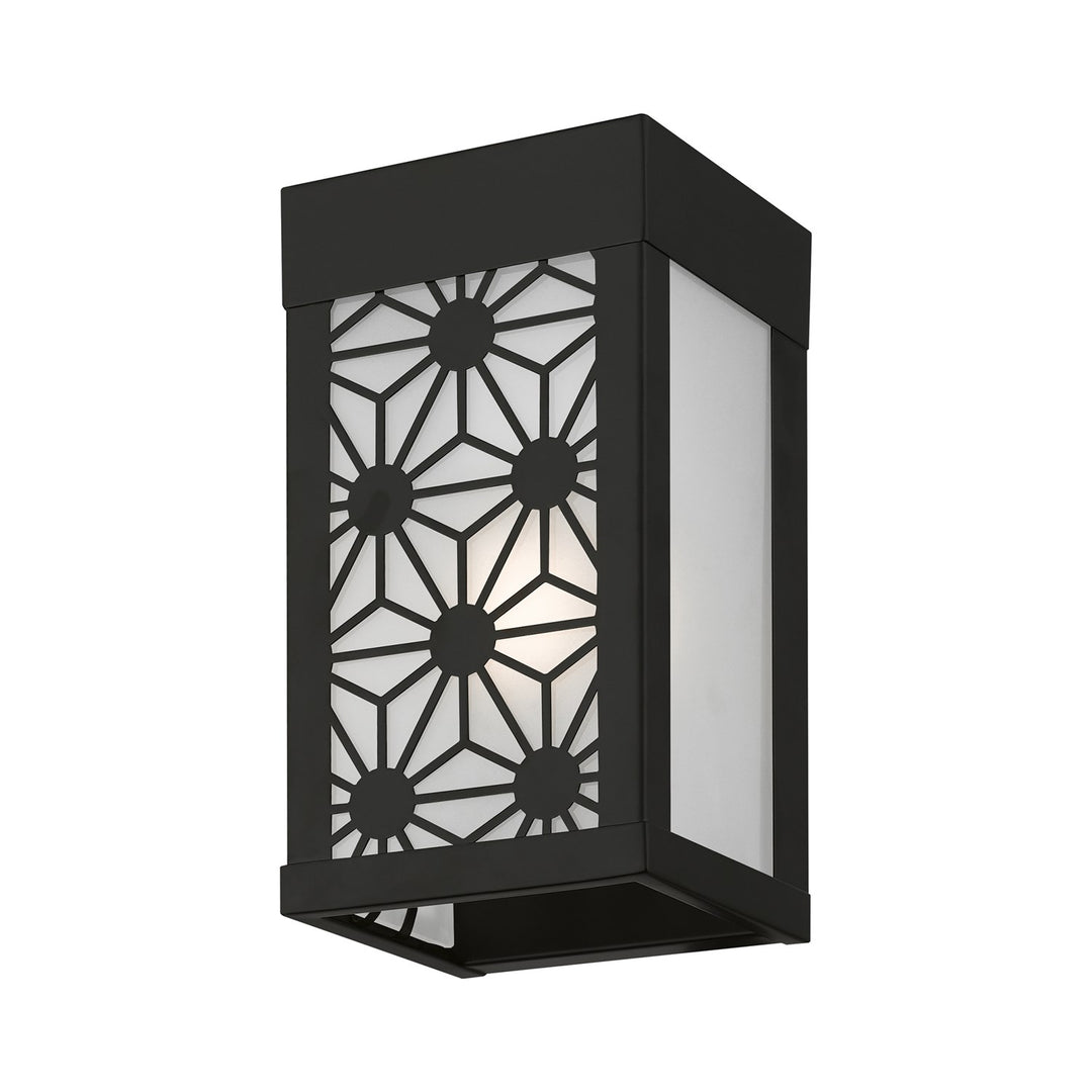 1 Light Black Outdoor Ada Small Sconce