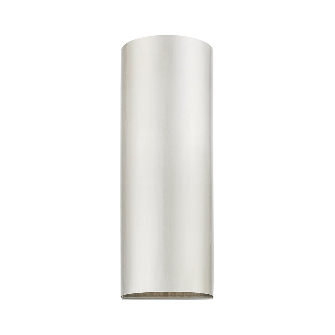 1 Light Brushed Nickel Outdoor / Indoor Ada Large Sconce by Livex Lighting
