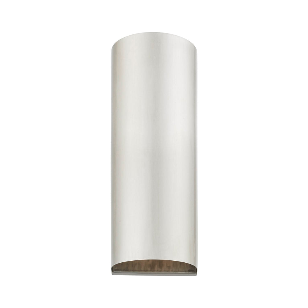 1 Light Brushed Nickel Outdoor / Indoor Ada Large Sconce