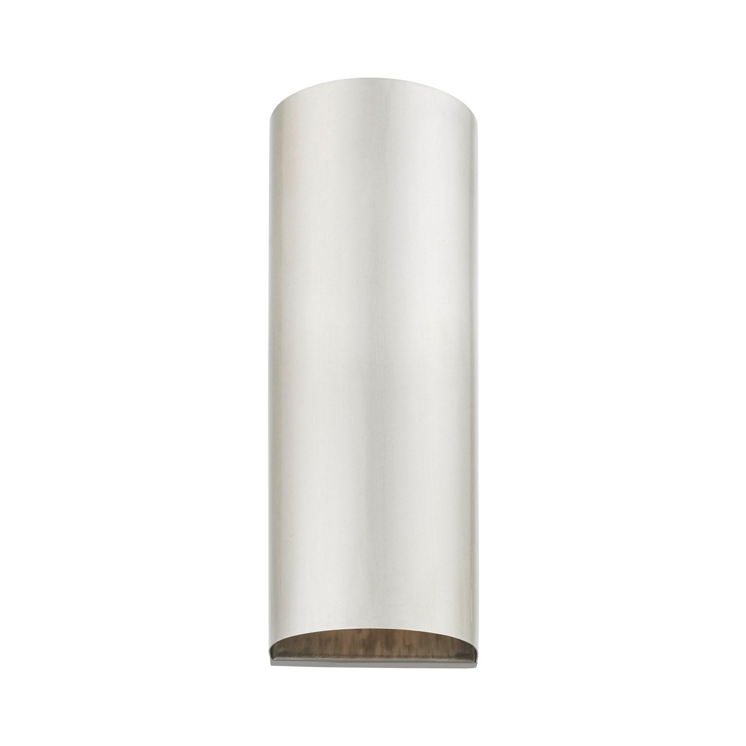1 Light Brushed Nickel Outdoor / Indoor Ada Large Sconce