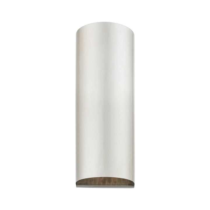 1 Light Brushed Nickel Outdoor / Indoor Ada Large Sconce
