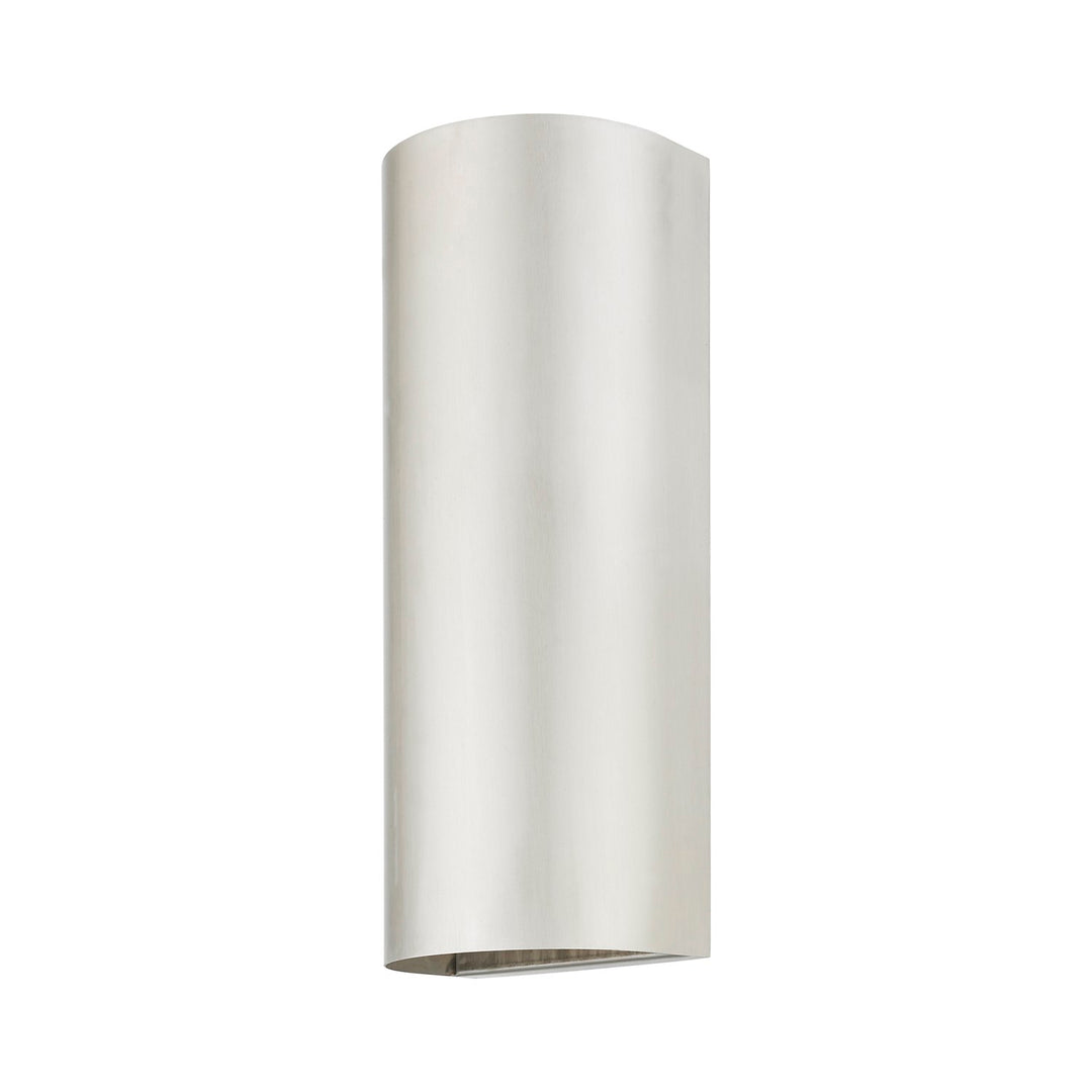 1 Light Brushed Nickel Outdoor / Indoor Ada Large Sconce