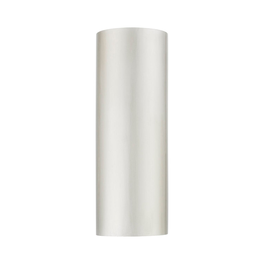 1 Light Brushed Nickel Outdoor / Indoor Ada Large Sconce