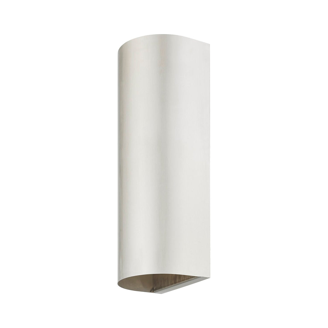 1 Light Brushed Nickel Outdoor / Indoor Ada Large Sconce