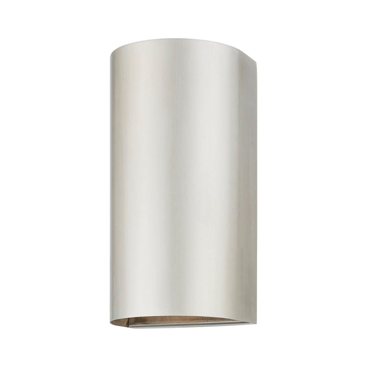 1 Light Brushed Nickel Outdoor / Indoor Ada Medium Sconce