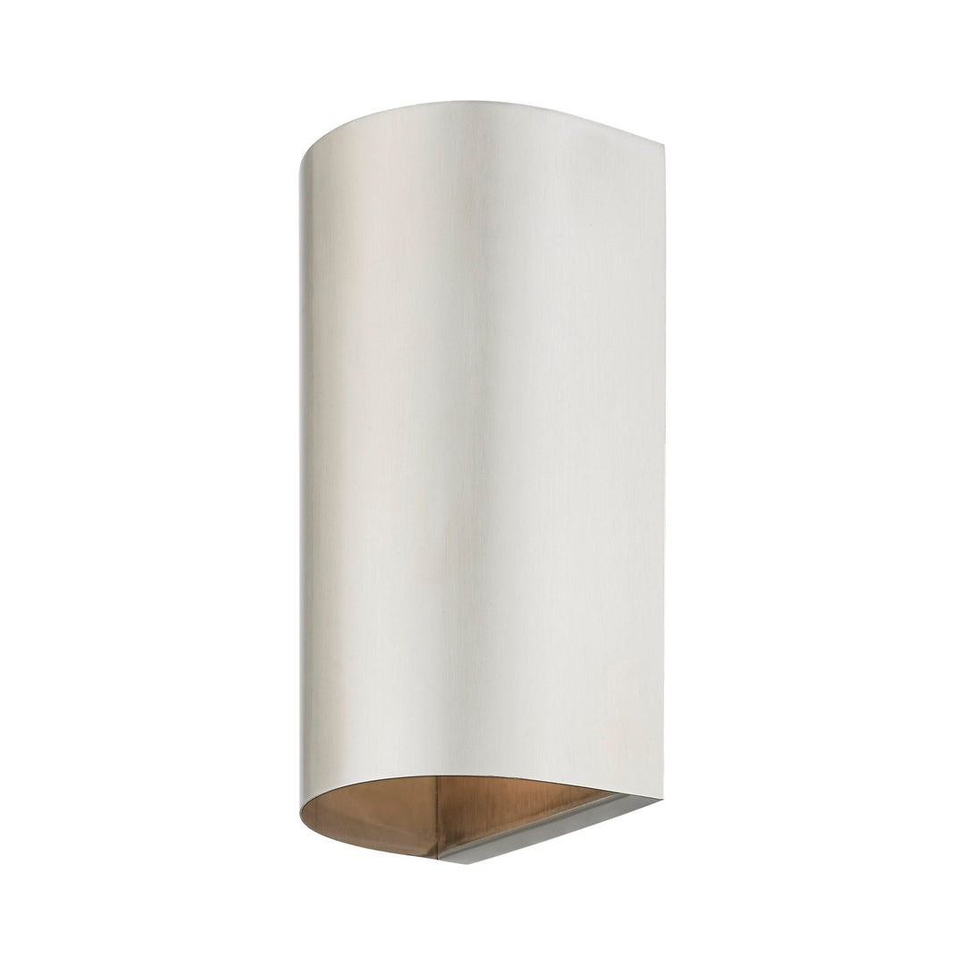 1 Light Brushed Nickel Outdoor / Indoor Ada Medium Sconce