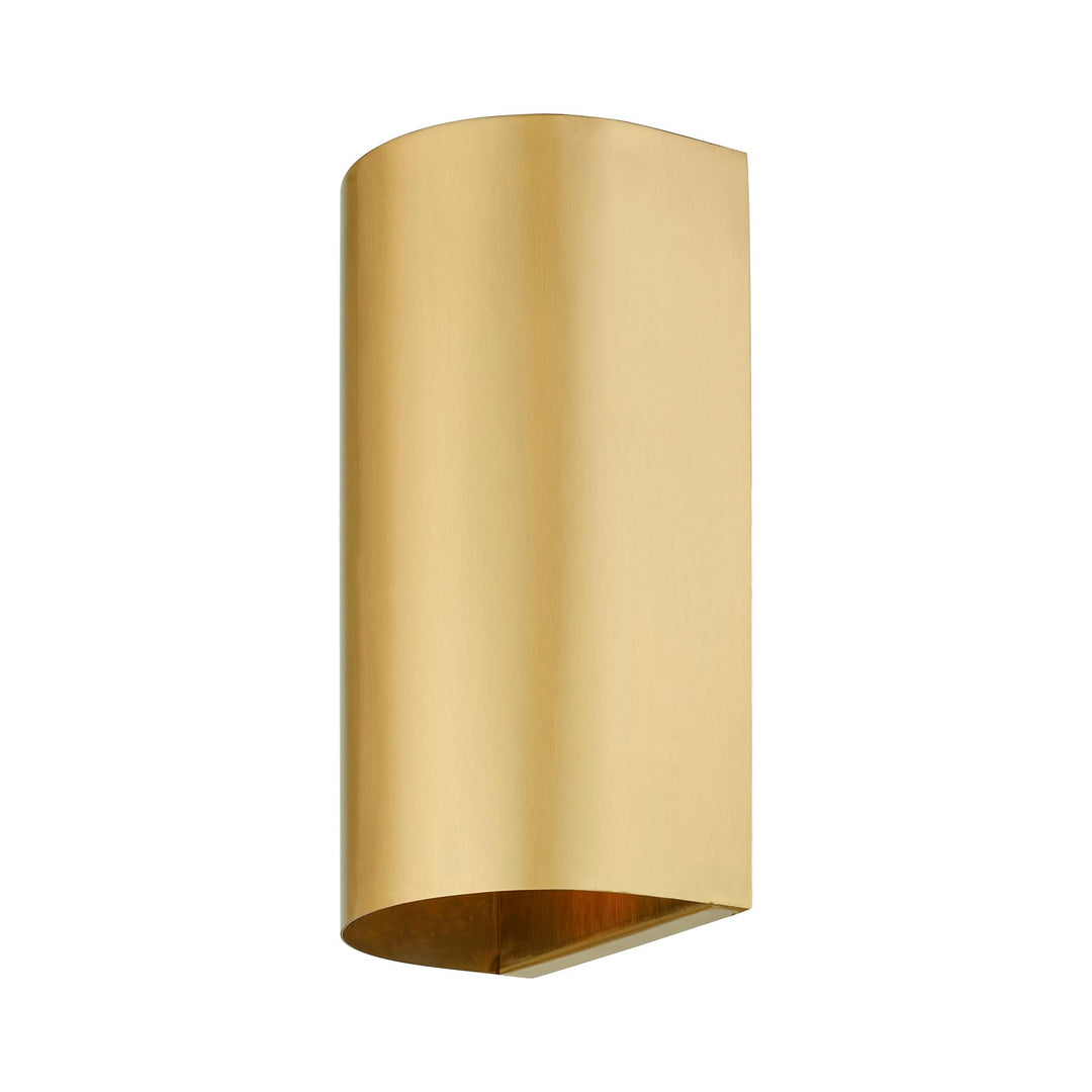 1 Light Satin Gold Outdoor / Indoor Ada Medium Sconce