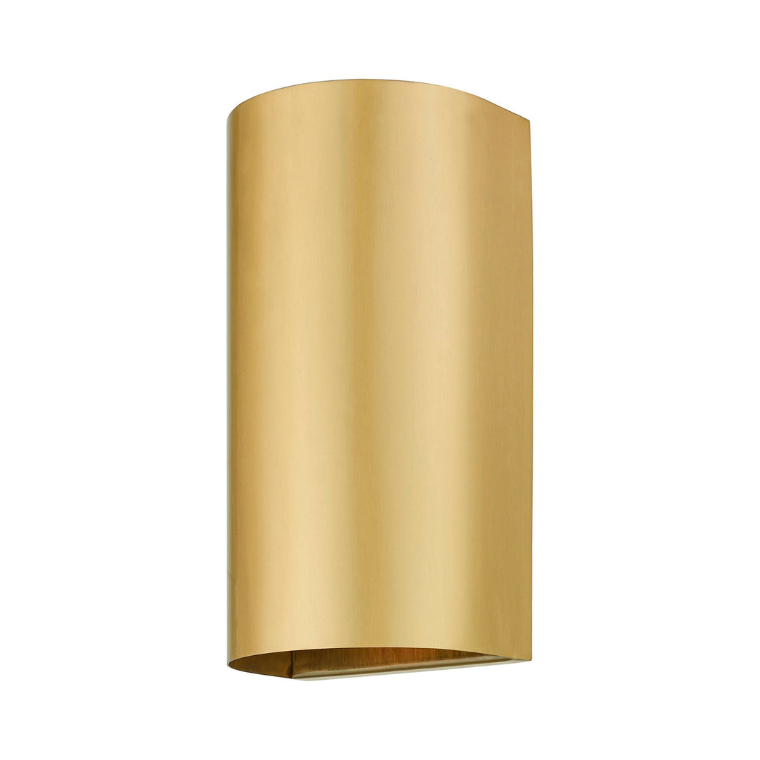 1 Light Satin Gold Outdoor / Indoor Ada Medium Sconce