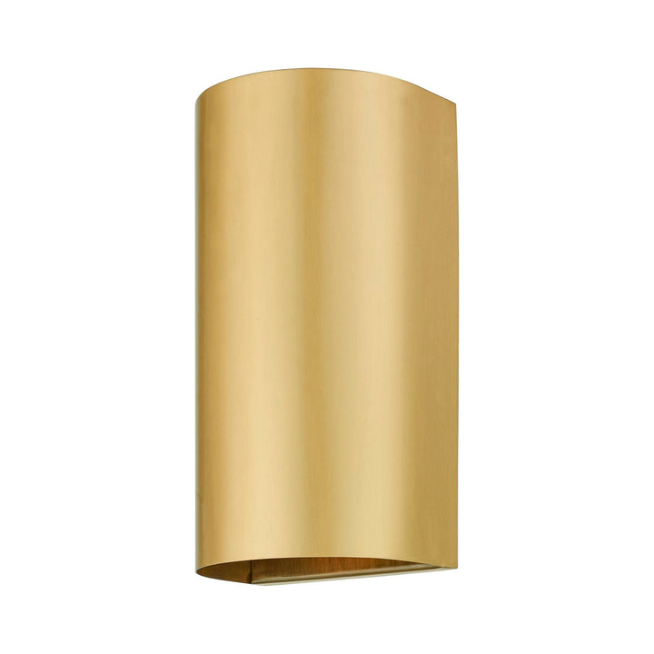 1 Light Satin Gold Outdoor / Indoor Ada Medium Sconce