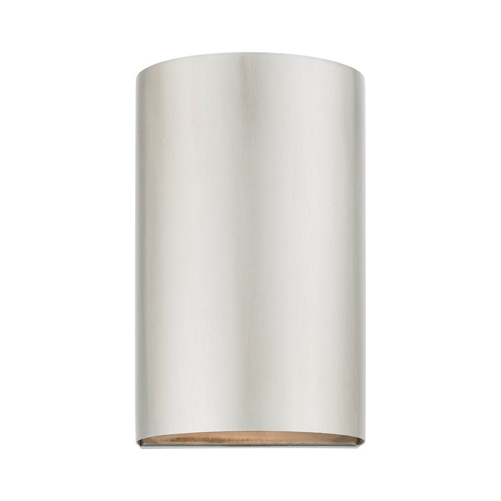 1 Light Brushed Nickel Outdoor / Indoor Ada Small Sconce by Livex Lighting