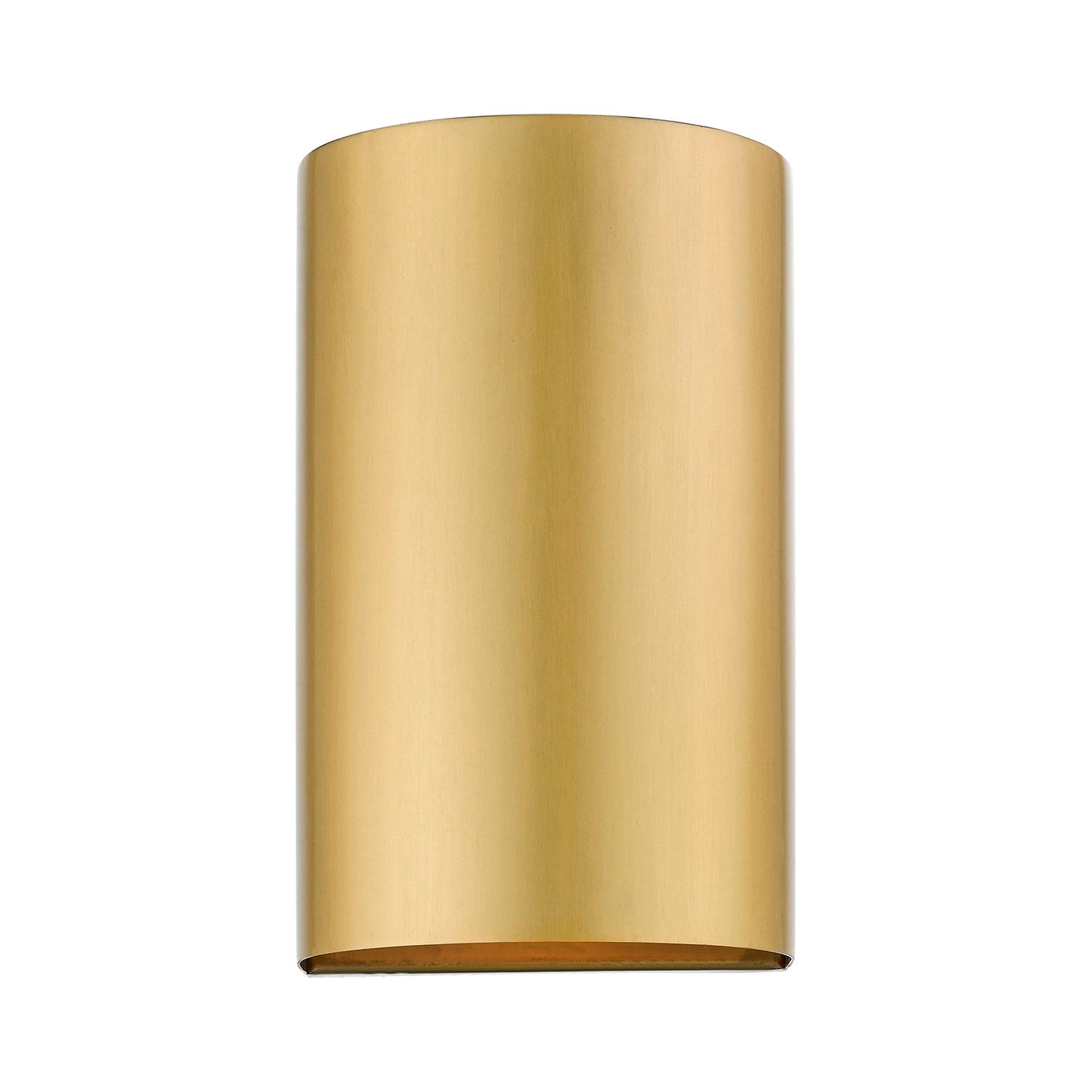 1 Light Satin Gold Outdoor / Indoor Ada Small Sconce by Livex Lighting