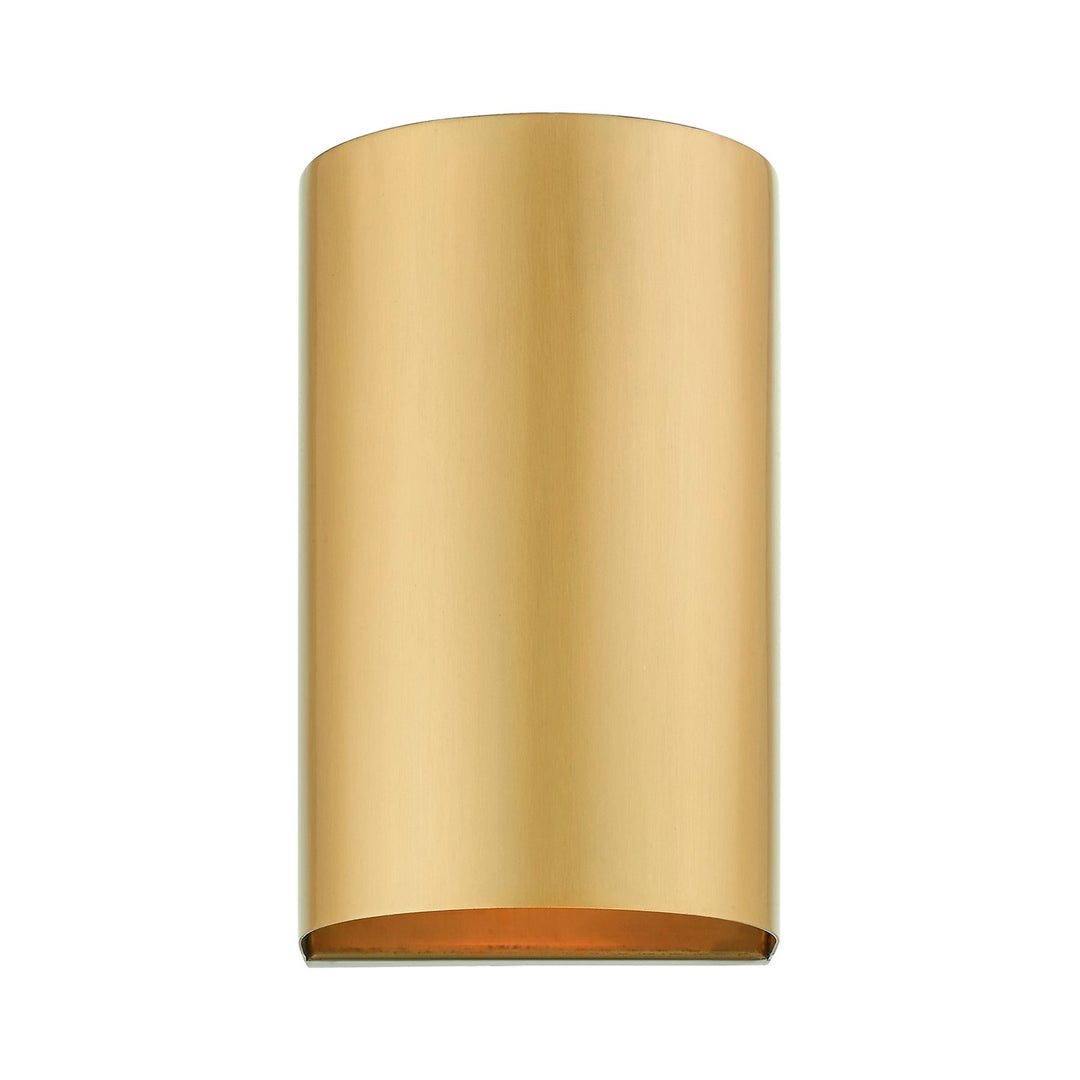 1 Light Satin Gold Outdoor / Indoor Ada Small Sconce