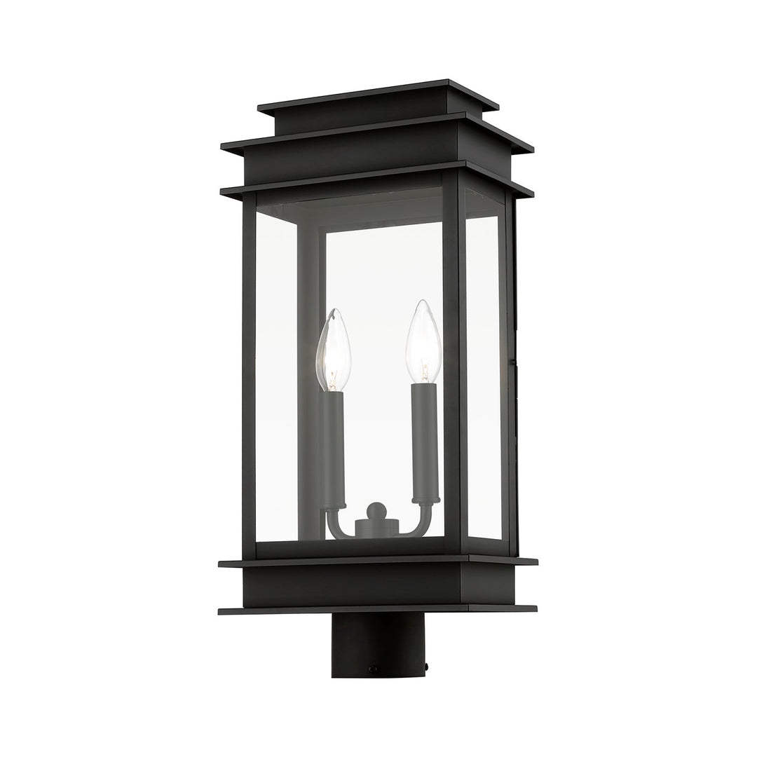 2 Light Black With Polished Chrome Stainless Steel Reflector