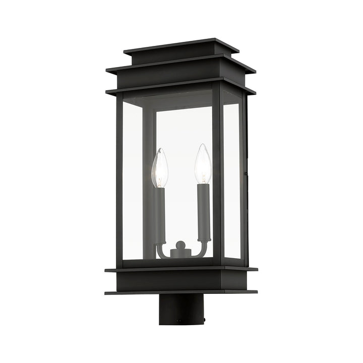 2 Light Black With Polished Chrome Stainless Steel Reflector
