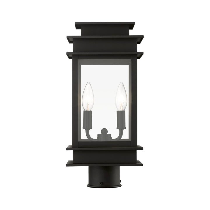 2 Light Black With Polished Chrome Stainless Steel Reflector
