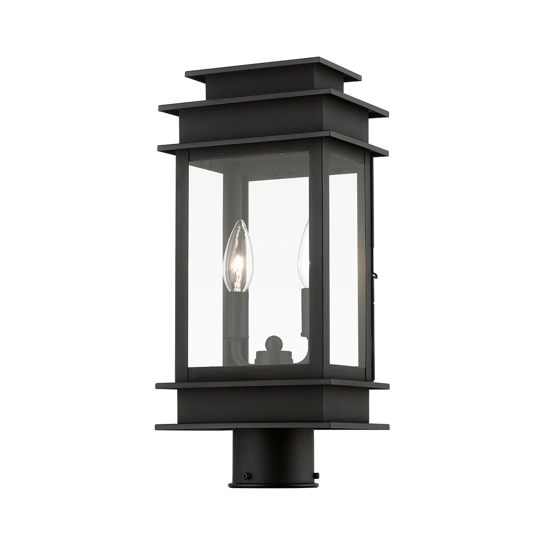 2 Light Black With Polished Chrome Stainless Steel Reflector