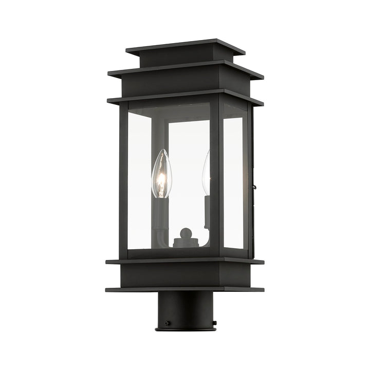 2 Light Black With Polished Chrome Stainless Steel Reflector