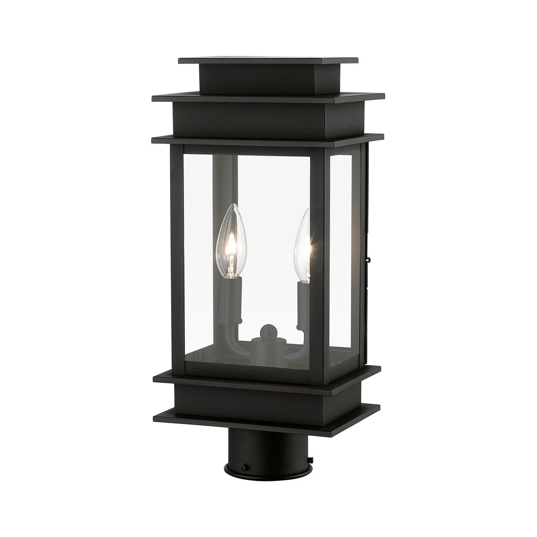 2 Light Black With Polished Chrome Stainless Steel Reflector
