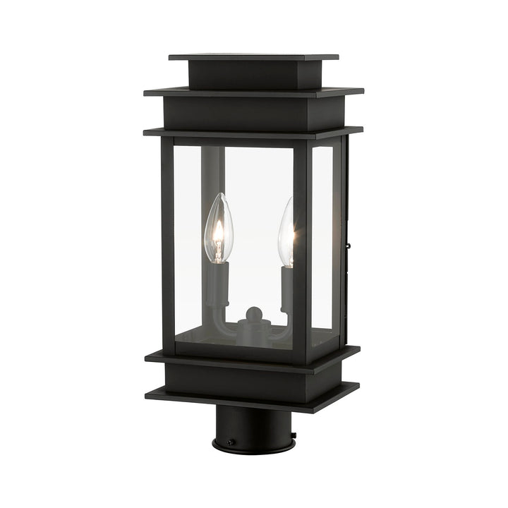 2 Light Black With Polished Chrome Stainless Steel Reflector