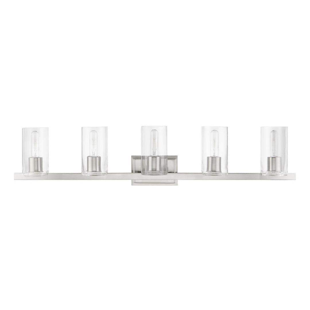 5 Light Brushed Nickel Vanity Sconce
