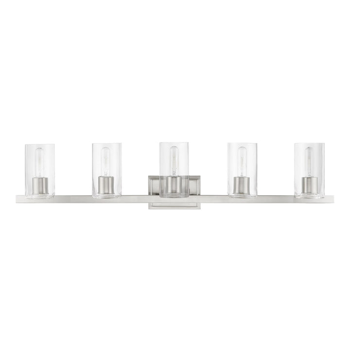 5 Light Brushed Nickel Vanity Sconce