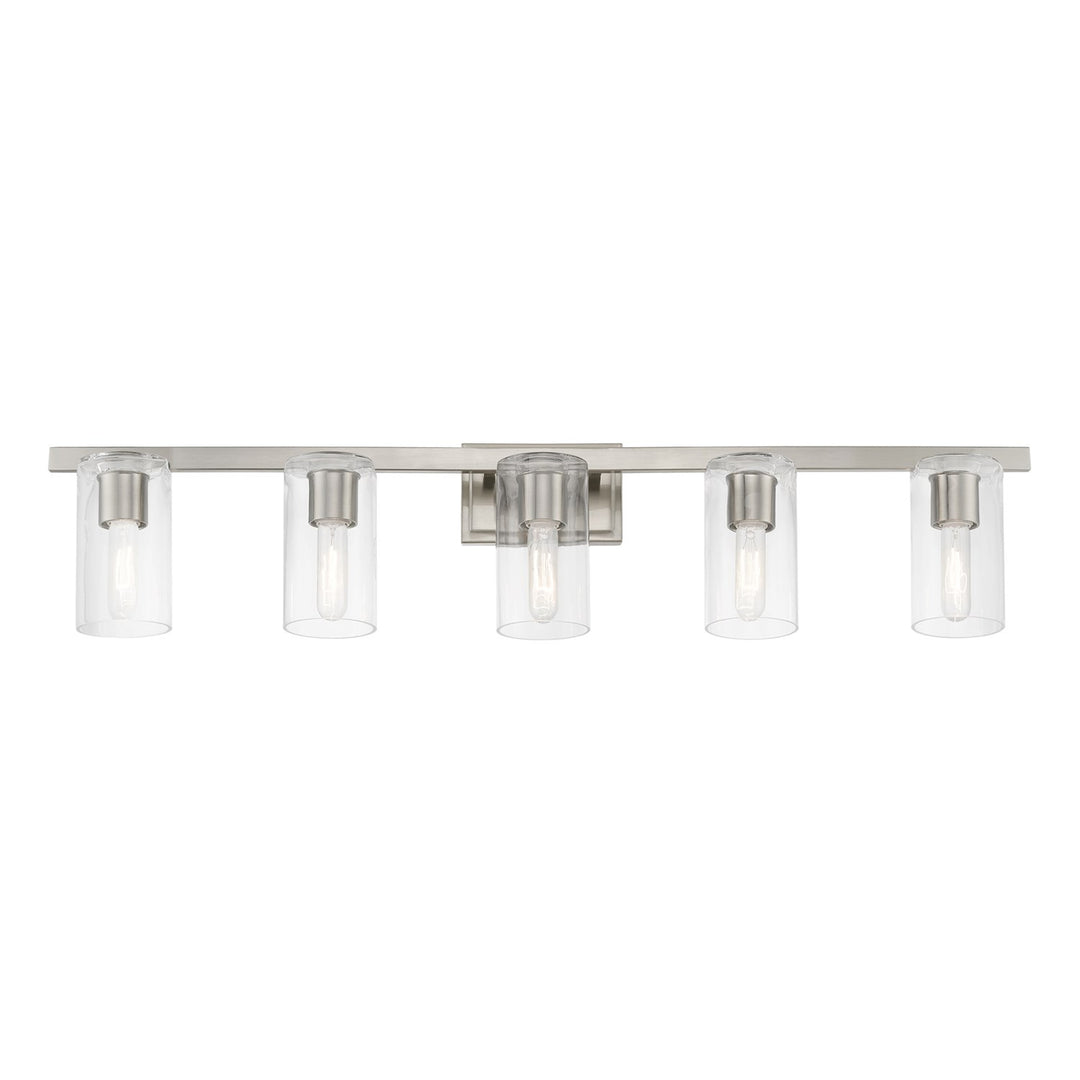 5 Light Brushed Nickel Vanity Sconce