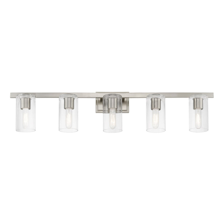 5 Light Brushed Nickel Vanity Sconce