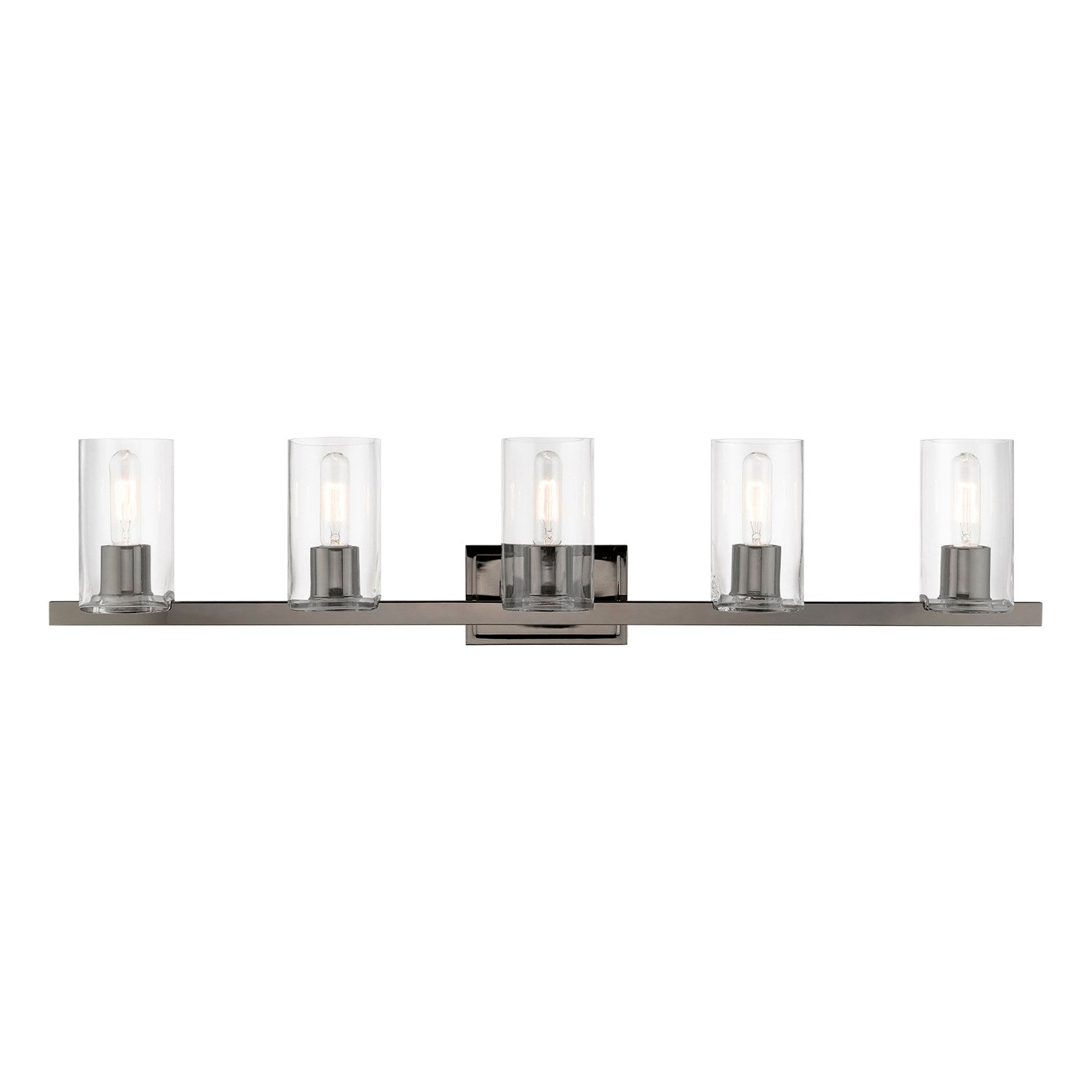 5 Light Black Chrome Vanity Sconce by Livex Lighting