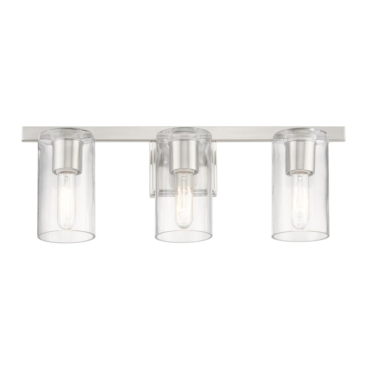 3 Light Brushed Nickel Vanity Sconce