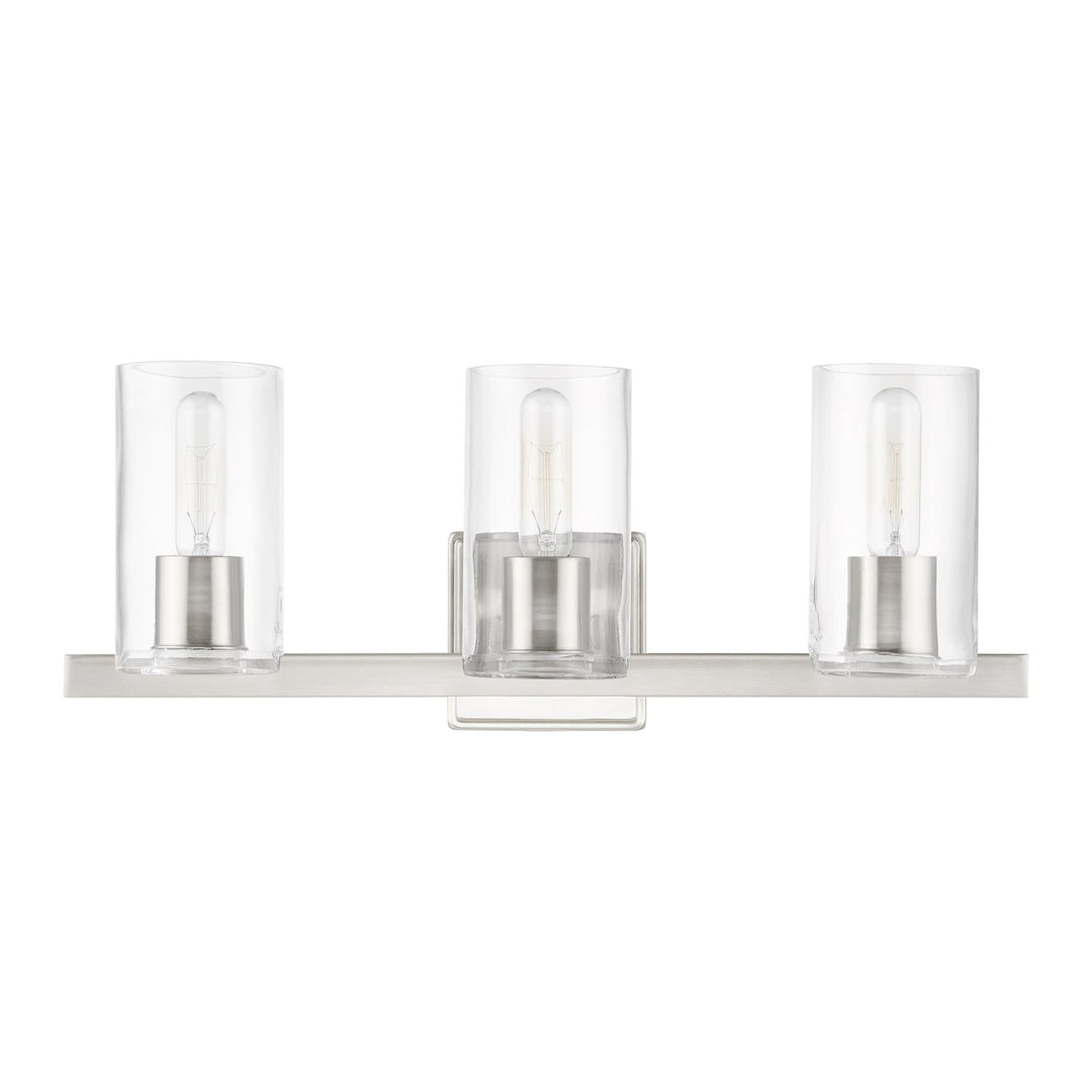 3 Light Brushed Nickel Vanity Sconce