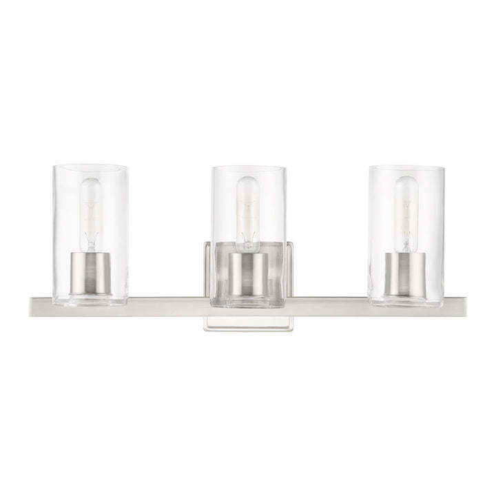 3 Light Brushed Nickel Vanity Sconce