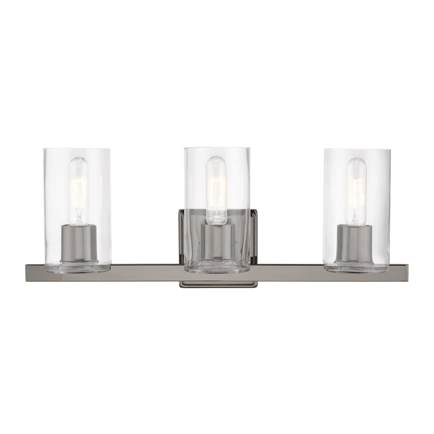 3 Light Black Chrome Vanity Sconce by Livex Lighting