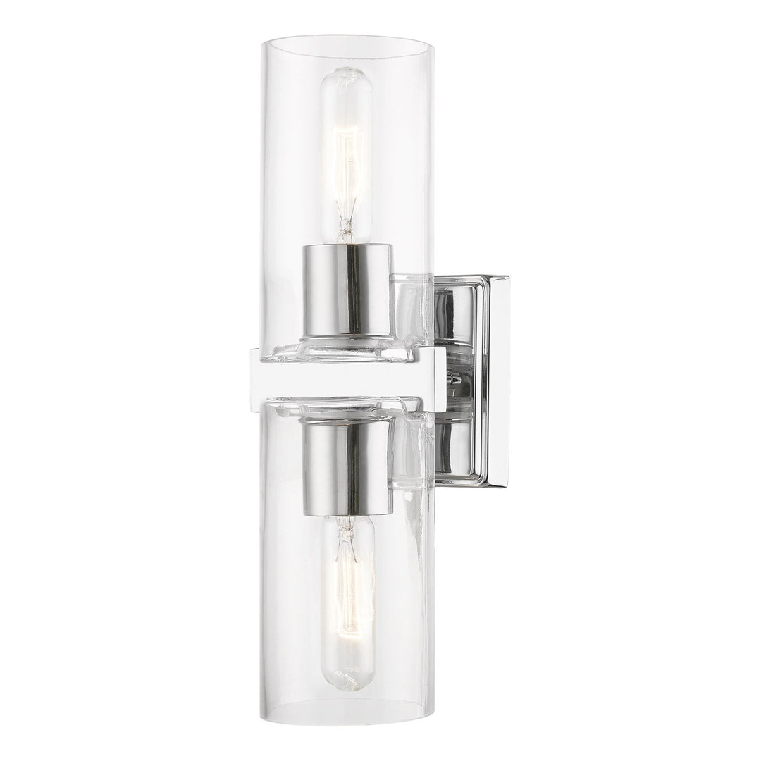 2 Light Polished Chrome Vanity Sconce by Livex Lighting