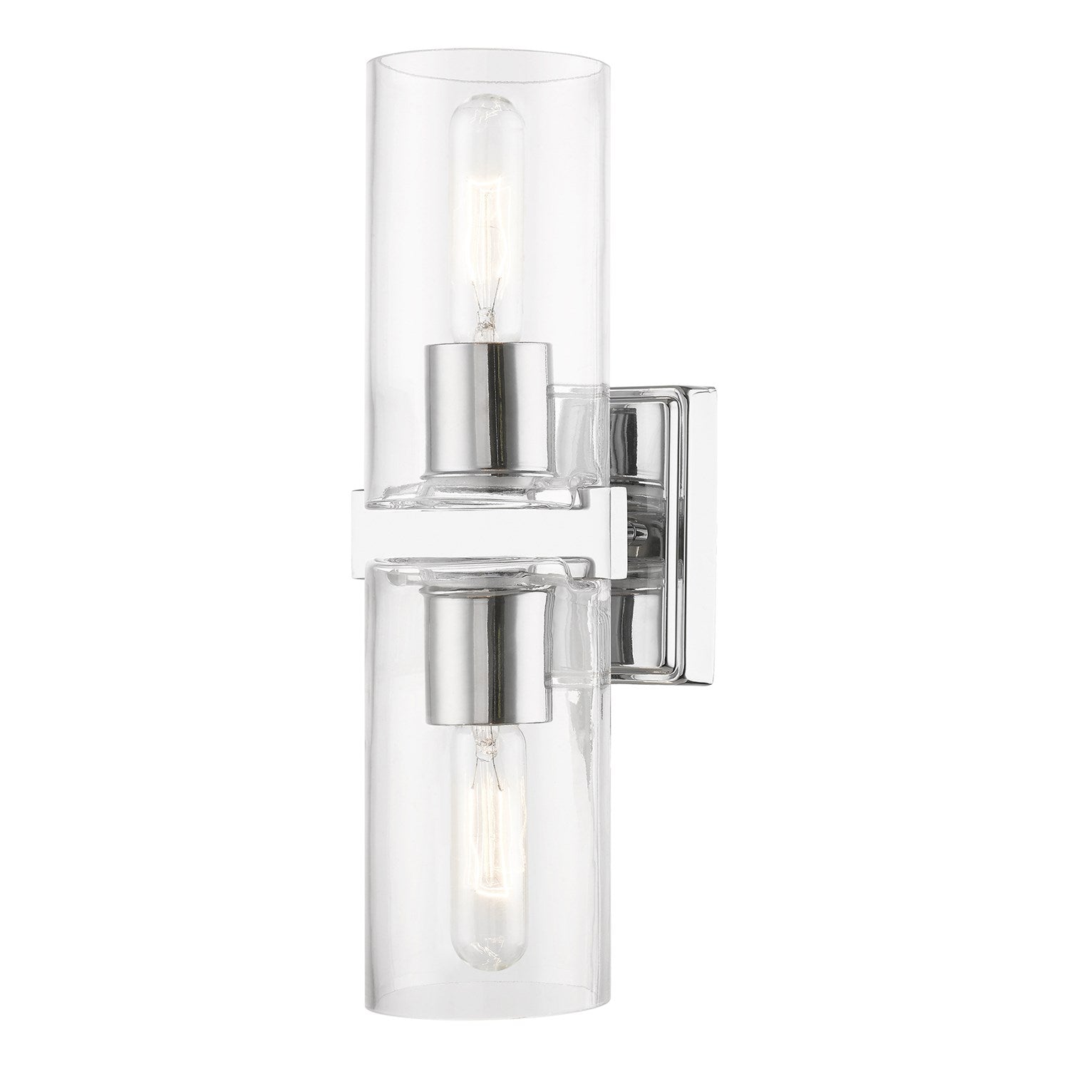 2 Light Polished Chrome Vanity Sconce by Livex Lighting