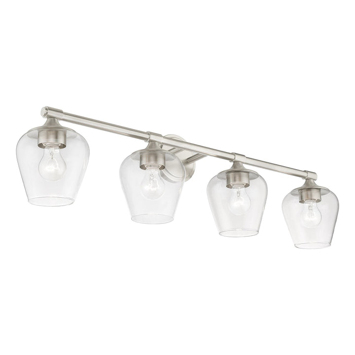 4 Light Brushed Nickel Vanity Sconce