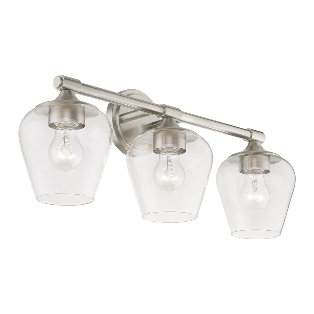 3 Light Brushed Nickel Vanity Sconce